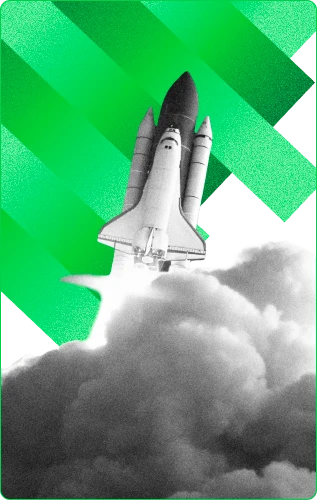 Accompagnement à la création d'entreprise — fusée symbolisant le lancement de projet
